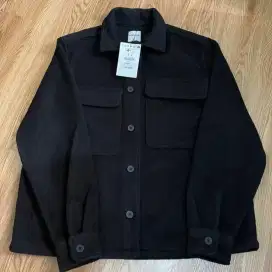 Berska Jaket Hitam Polyester