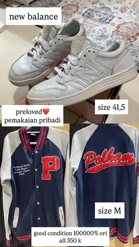 preloved,pemakaian pribadi