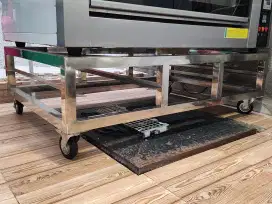 Stand Kaki Oven Deck Stainless Steel Plat 12