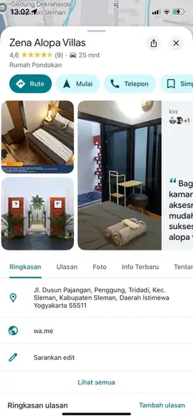Voucher villa jogja jln damai