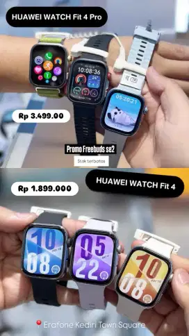 NEW HUAWEI WATCH FIT 4 SERIES promo free special gift