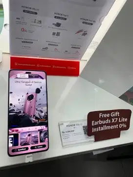 Handphone 24/ 256gb honor X9C free buds honor X7 lite