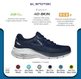 Sepatu Spotec Eastone Running Biru Tua