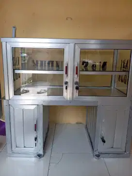 Jual Etalase siap pakai baru 2Kali dipakai jualan
