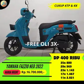 JUAL CEPAT YAMAHA FAZZIO NEO 2022 FREE BALIK NAMA KTP DEPOK FREE OLI