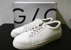 GIO CARDIN Sneakers Pria LAH-01 Canvas Triple White
