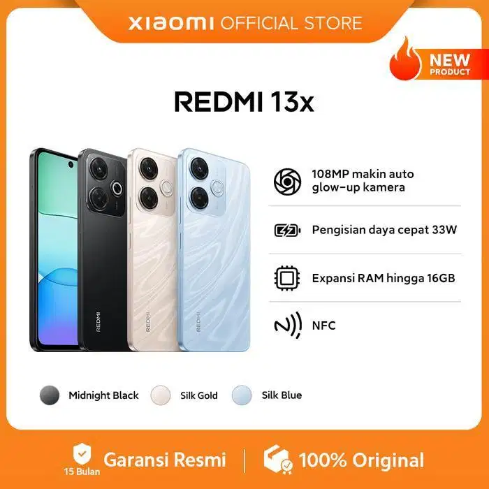 REDMI 13X RAM 8+8GB/128 GB