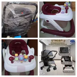 DIJUAL PAKET STROLER ( STROLER , BABY WALKER , POMPA ASI ELEKTRIK )
