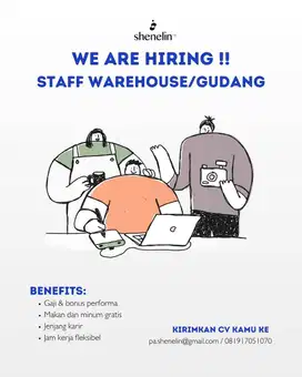 Staff Gudang/Warehouse