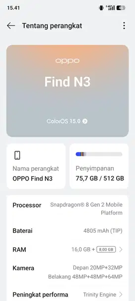 Jual Oppo Find N3 Full Box