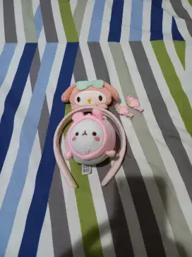 SET BANDO BONEKA MINI JEPIT RAMBUT