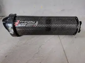 SILINCER KNALPOT TWO BROTHER SILVER SERIES CARBON EX KAWASAKI Z800