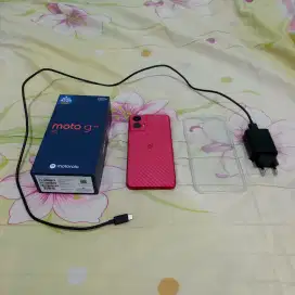 Motorola Moto g45 8/256 Merah Red Tlogomas Malang Baru 2 Bulan Likenew