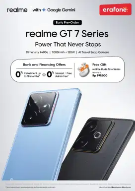 Ready Realme GT7 Series