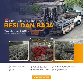 Jual besi beton dan wiremesh ready stok