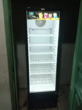 Kulkas showcase normal seperti baru