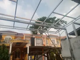 Bengkel las. Jaya bersama .terima servis kanopi atap bocor .perbaikan