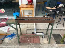 Bakaran Sate / Panggangan Sate Arang + Meja Samping (Ukuran Jumbo)