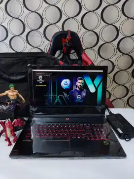 MSI GS60 Core i7 RAM 16GB SSD+HDD Dual VGA Nvidia GTX Siap Gaming