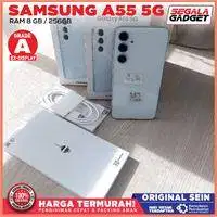 HP SAMSUNG SM-A556E GALAXY A55 5G 8-256 BLACK dan BLUE