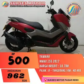 YAMAHA NMAX 155 TAHUN 2017 BERGARANSI, MESIN HALUS BODI MULUS