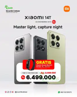 New REDMI 14T free smart band 9