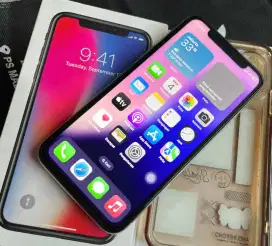 iPhone X 64Gb Smarfren Only mlus lengkap
