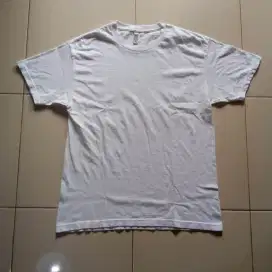 Tshirt Kaos Polos Putih American Apparel Heavyweight