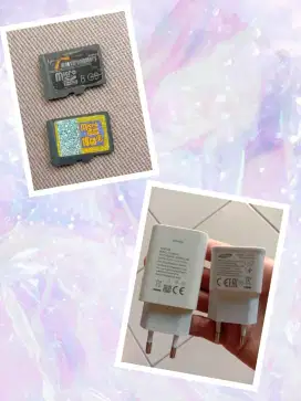Batok Charger Ori+Memory Card