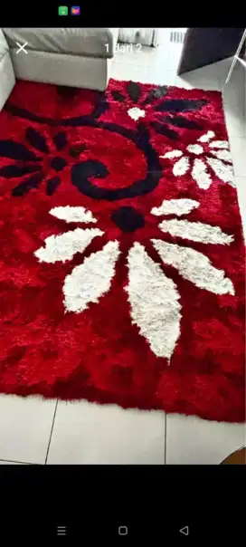 Dijual karpet shaggy import ukuran 2 x 3