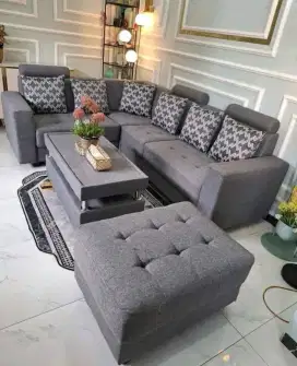 Sofa sudut + puk murah
