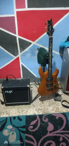 gitar shredder+ ampli nux