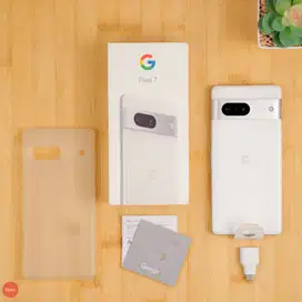Google Pixel 7 8/128GB Snow fullset original, IMEI Resmi bea cukai