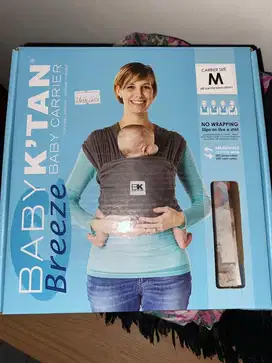 Baby Ktan Carrier / Gendongan warna Hitam Breeze