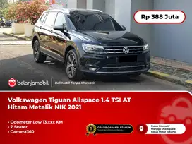 [ KM ANTIK ] Volkswagen VW Tiguan Allspace 1.4 TSI AT Hitam 2021/2022