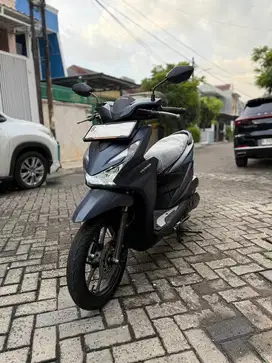 Honda Beat Deluxe Keyless Model Terbaru 2025 / 2024 Matte Blue Biru