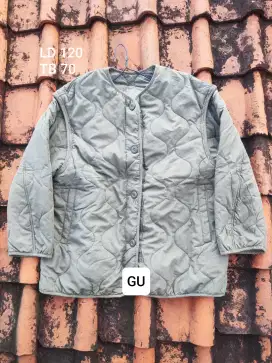 Jaket Outdoor Brand GU Original Hijau Army