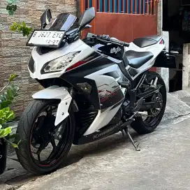 Jual Kawasaki Ninja 250 Abs White 2014