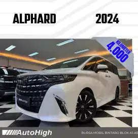 DP10% [Km4.000] Alphard G CVT 2024 White / Hybrid Reg 2023 #AUTOHIGH