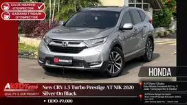 Honda New CRV 1.5 Turbo Prestige AT NIK 2020 Silver On Black