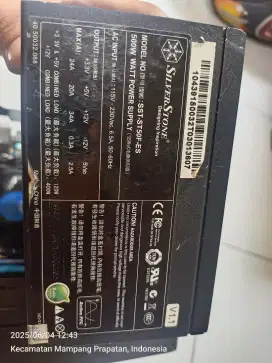 Psu power supply silverstone 500w 80+ HARGA NETT!
