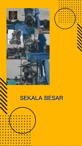 Patung relief dan lukisan