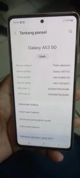 Samsung A53 5G 8/256 hp dan dus aja