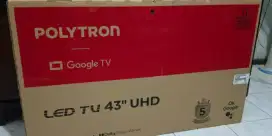 Led 43 inch Polytron Geogle tv