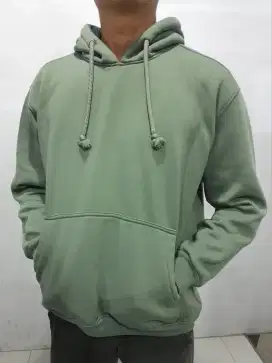 Sweater Hoodie Oversize Tebal Premium Sage
