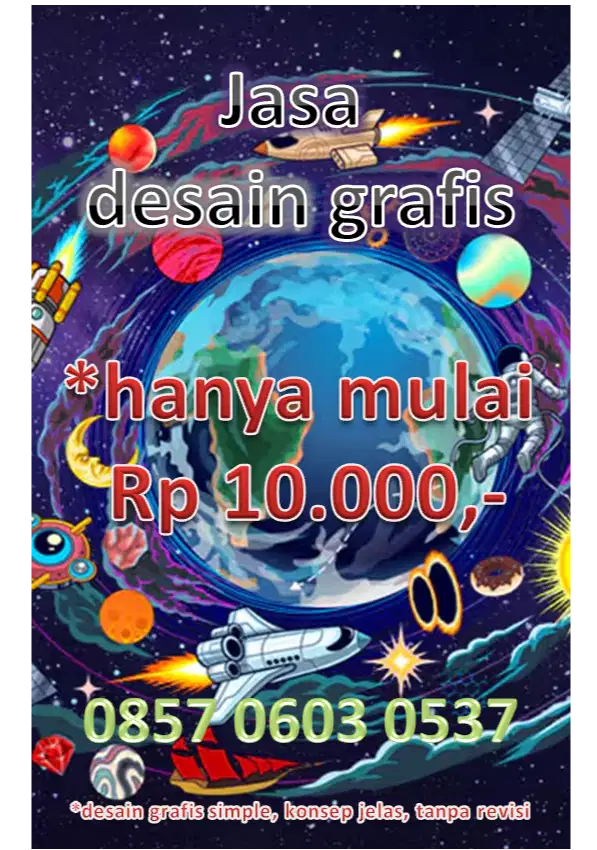 Jasa desain grafis profesional - Brosur - Poster - Pamflet - Ilustrasi