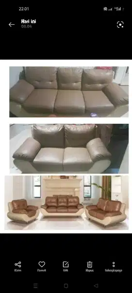 Dijual sofa 3,2,1 merk titov
