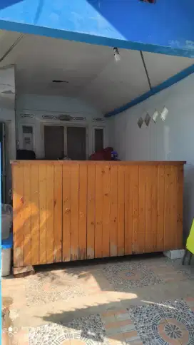 Dijual murah bekas kedai meja bar dan perlengkapannya