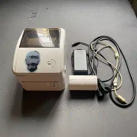 Printer Thermal OKAY D100 BW BL Label Barcode Resi USB Bluetooth A6