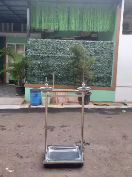 (COD) Tangkringan Stainless Burung Parrot